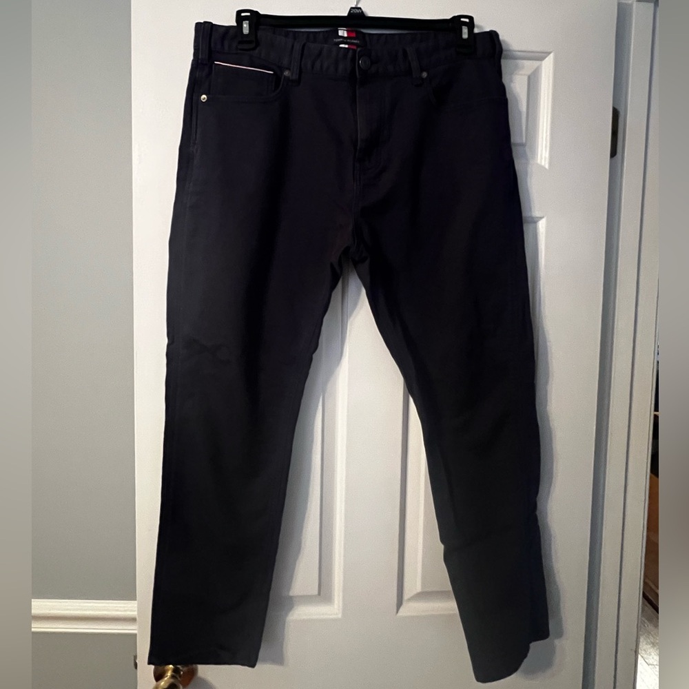 Guys Tommy Hilfiger Navy Pants